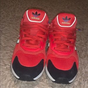 Size 11 Red Adidas Tresc runs